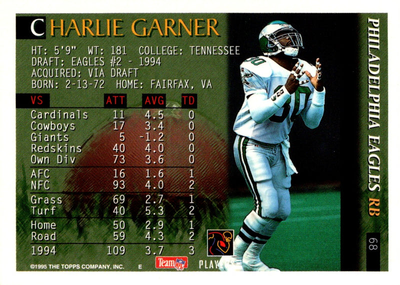 1995 Bowman Charlie Garner