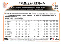2022 Topps Tommy La Stella #241