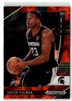 2020 Panini Prizm Draft Picks Collegiate Red Xavier Tillman #22