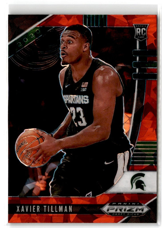 2020 Panini Prizm Draft Picks Collegiate Red Xavier Tillman #22