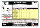 2006 Topps Warren Sapp