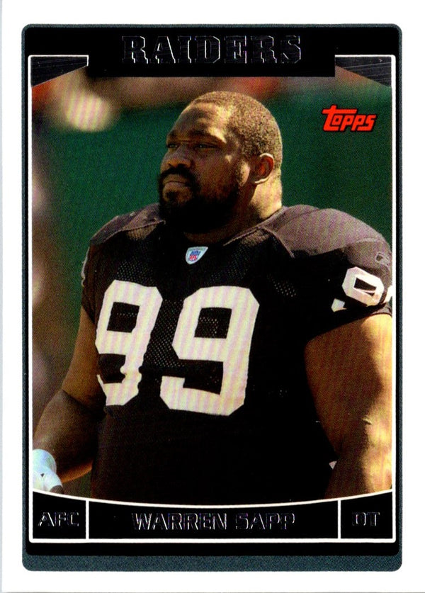 2006 Topps Warren Sapp #166