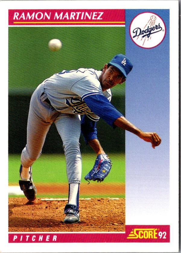 1992 Score Ramon Martinez #610