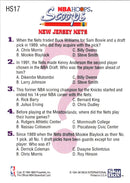 1993 Hoops Scoops Fifth Anniversary Gold Derrick Coleman