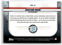 2020 Bowman Scouts Top 100 Cristian Pache #BTP-13
