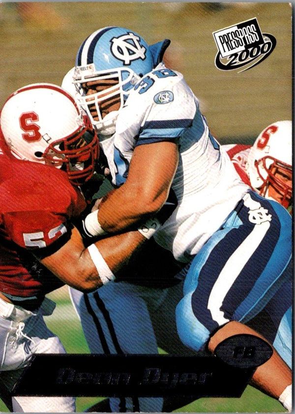 2000 Press Pass Gold Zone Deon Dyer #30