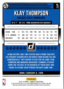 2018 Donruss Klay Thompson