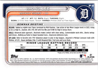 2024 Bowman Prospects Hao-Yu Lee #BP-55