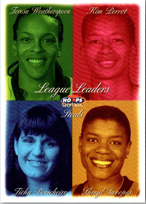 1999 Hoops WNBA Teresa Weatherspoon/Kim Perrot/Sheryl Swoopes/Ticha Penicheiro #13