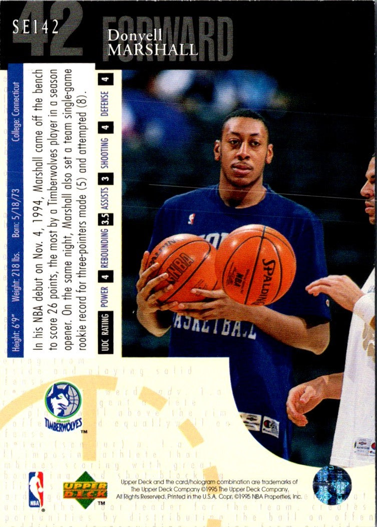 1994 Upper Deck Special Edition Donyell Marshall