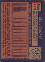 1984 Topps Cecil Cooper #420