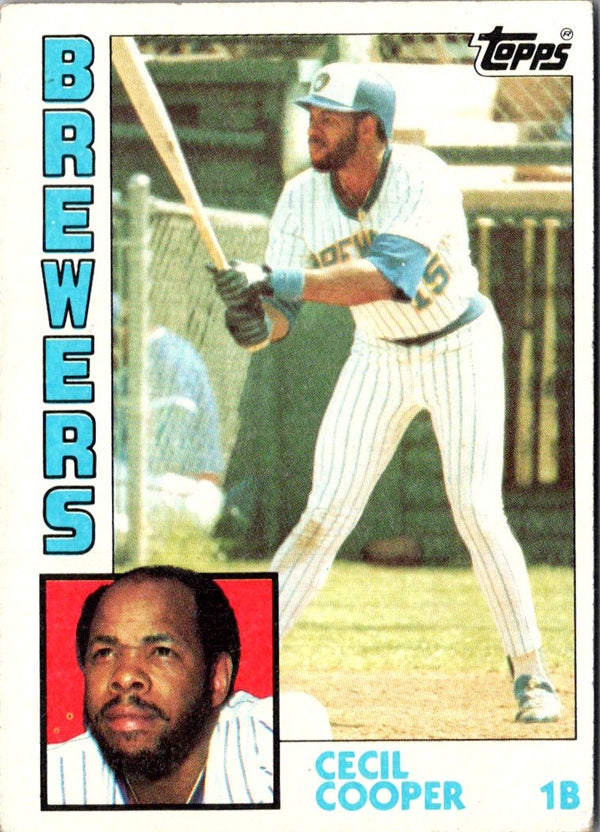 1984 Topps Cecil Cooper #420