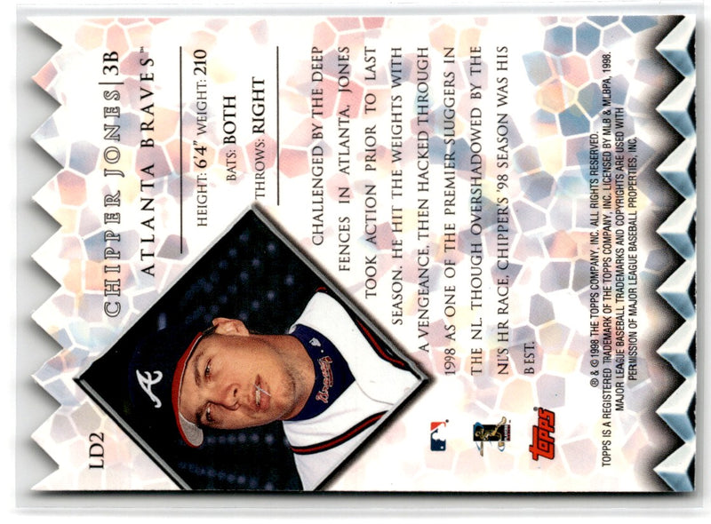 1999 Topps Lords of the Diamond Chipper Jones