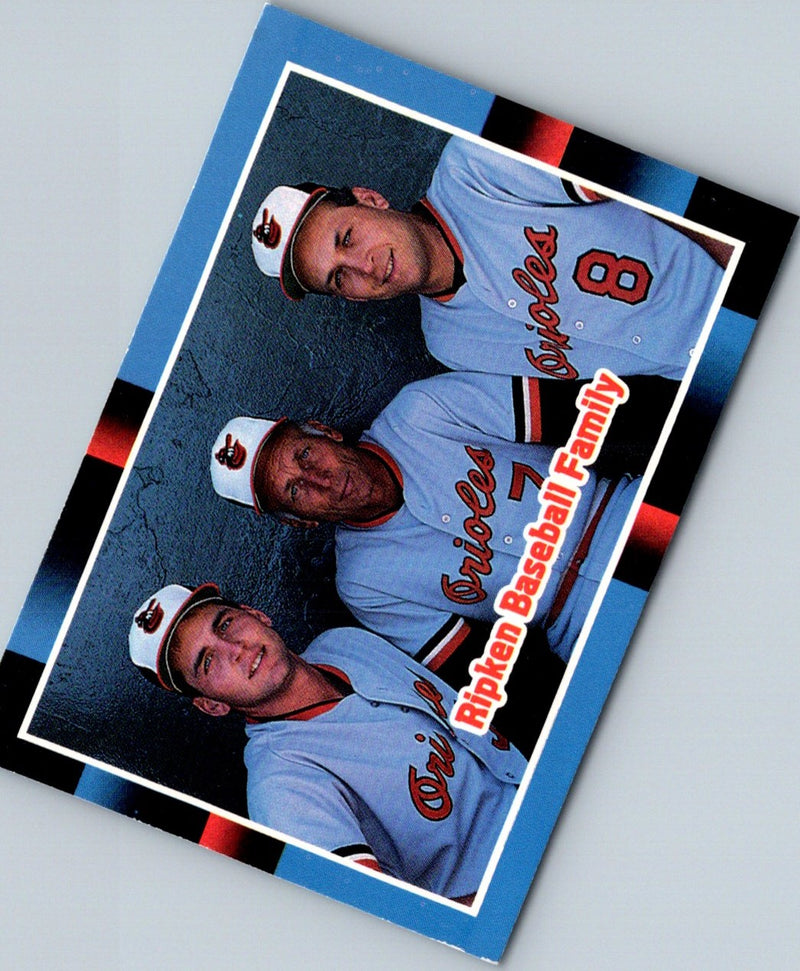 1988 Donruss Ripken Baseball Family (Billy Ripken/Cal Ripken Sr./Cal Ripken Jr.)