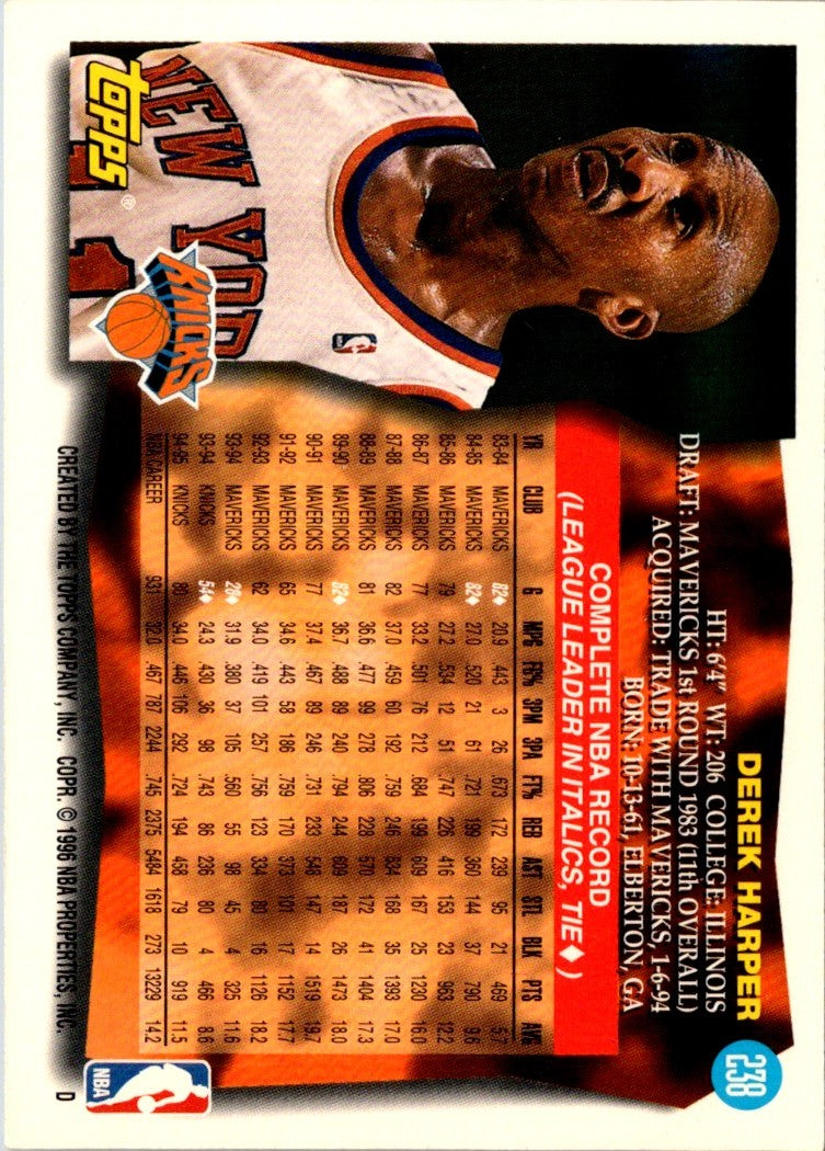 1995 Topps Derek Harper