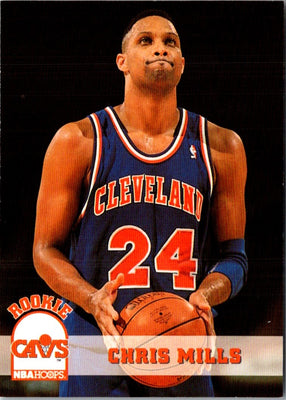 1993 Hoops Chris Mills #318 Rookie