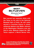 2011 Topps Lineage Bert Blyleven #190