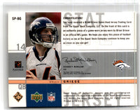 2001 SP Authentic Stat Jerseys Brian Griese #SP-BG
