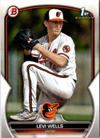 2023 Bowman Draft Levi Wells #BD-92 Rookie