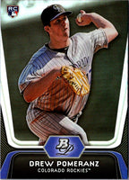 2012 Bowman Platinum Drew Pomeranz #69 Rookie