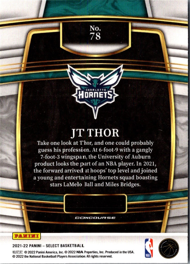 2021 Panini Select Blue JT Thor