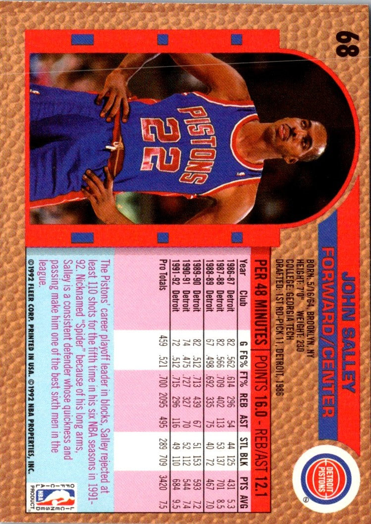 1992 Fleer John Salley