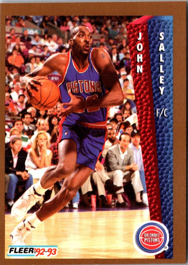 1992 Fleer John Salley #68