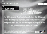 2020 Topps Opening Day Cincinnati Reds #OD-1