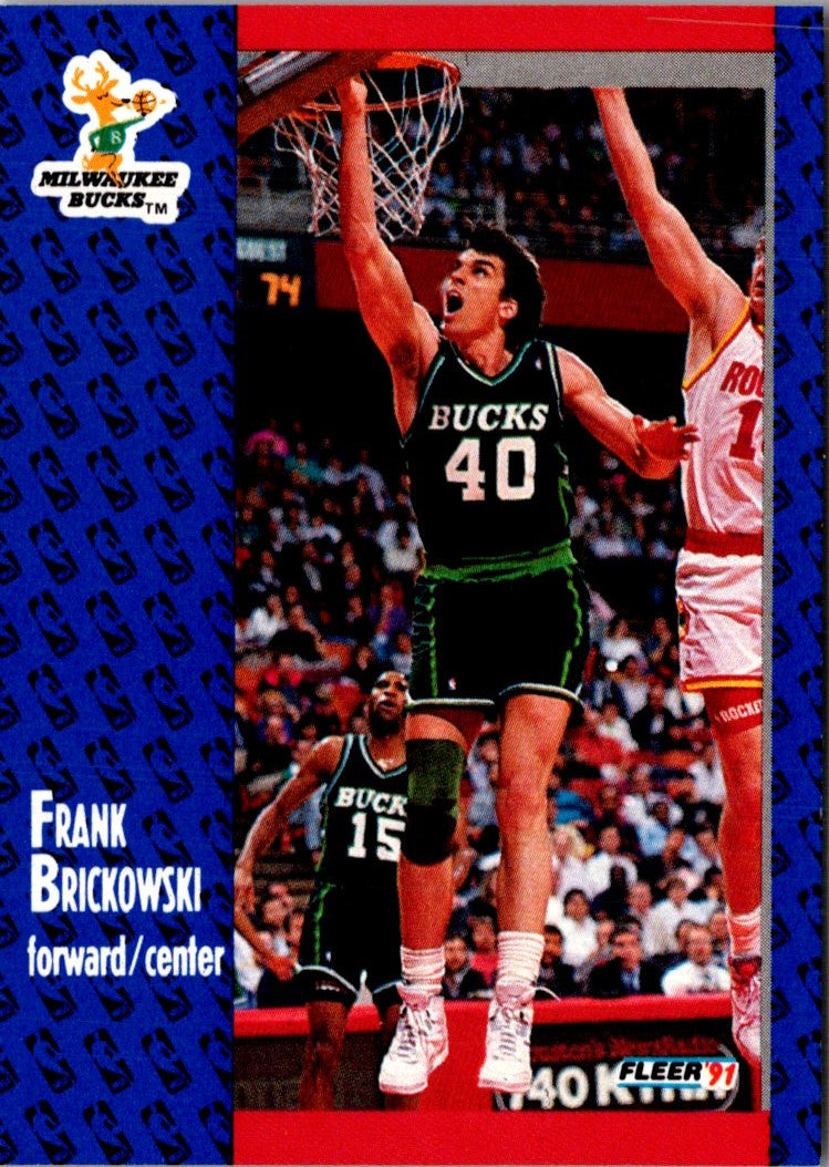 1991 Fleer Frank Brickowski