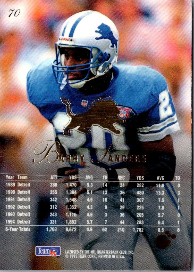 1995 Flair Barry Sanders