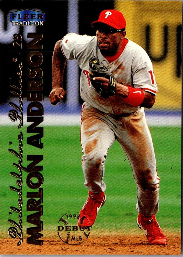 1999 Fleer Tradition Marlon Anderson #105