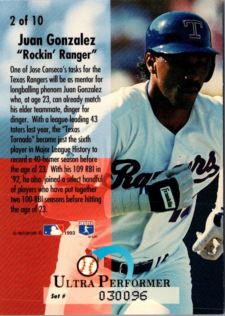1993 Studio Heritage Juan Gonzalez