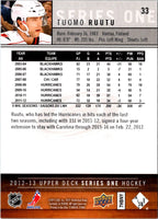 2012 Upper Deck Tuomo Ruutu #33