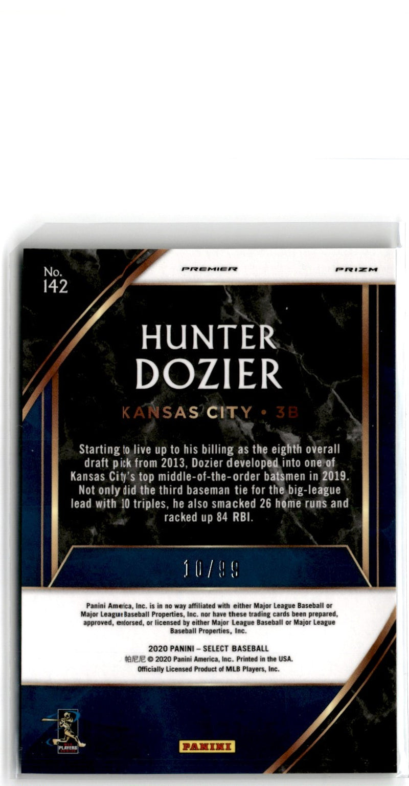 2020 Panini Select Neon Green Hunter Dozier