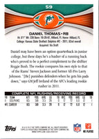 2012 Topps Gold Daniel Thomas #59