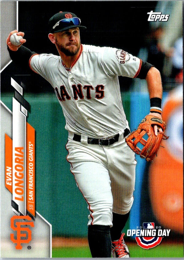 2020 Topps Opening Day Evan Longoria #81