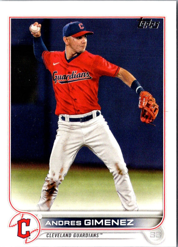 2022 Topps Blue Andres Gimenez #504