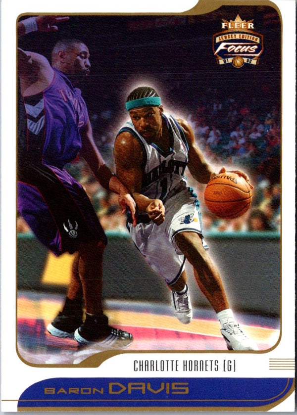 2001 Fleer Focus Baron Davis #15