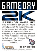 1999 SkyBox Dominion Game Day 2K Stephon Marbury