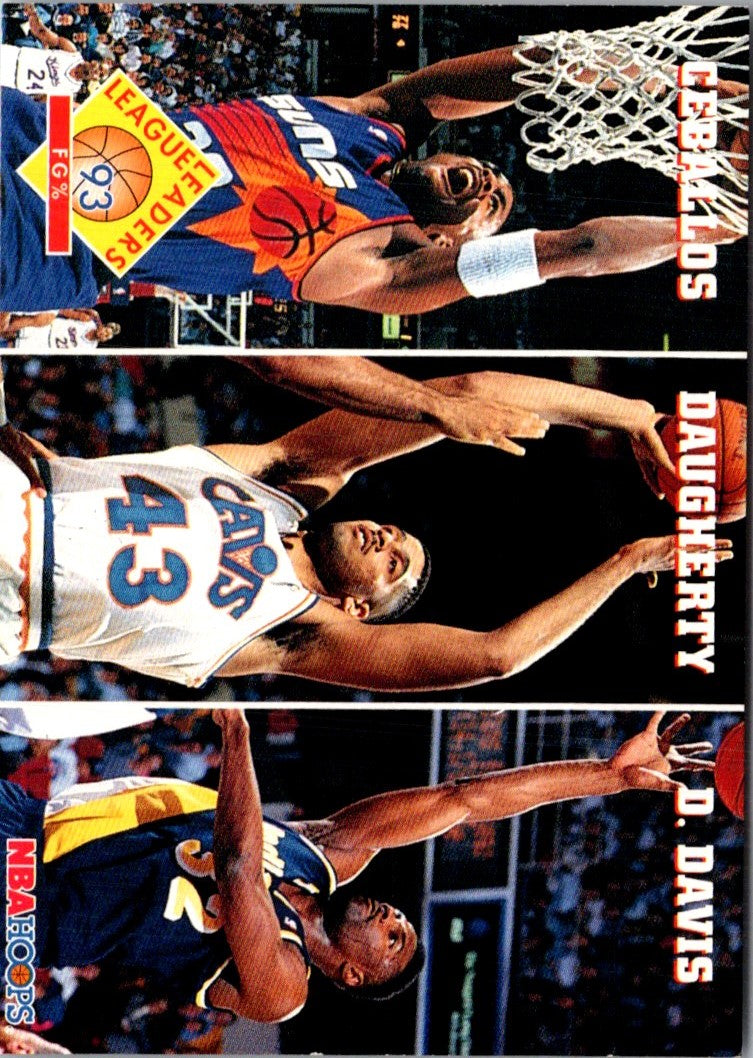 1993 Hoops Cedric Ceballos/Brad Daugherty/Dale Davis