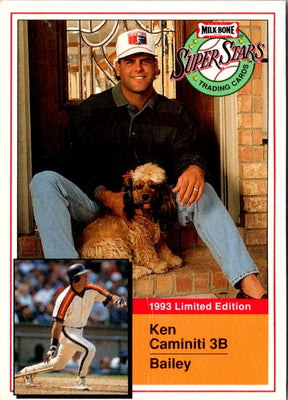 1993 Milk Bone Super Stars Ken Caminiti #6