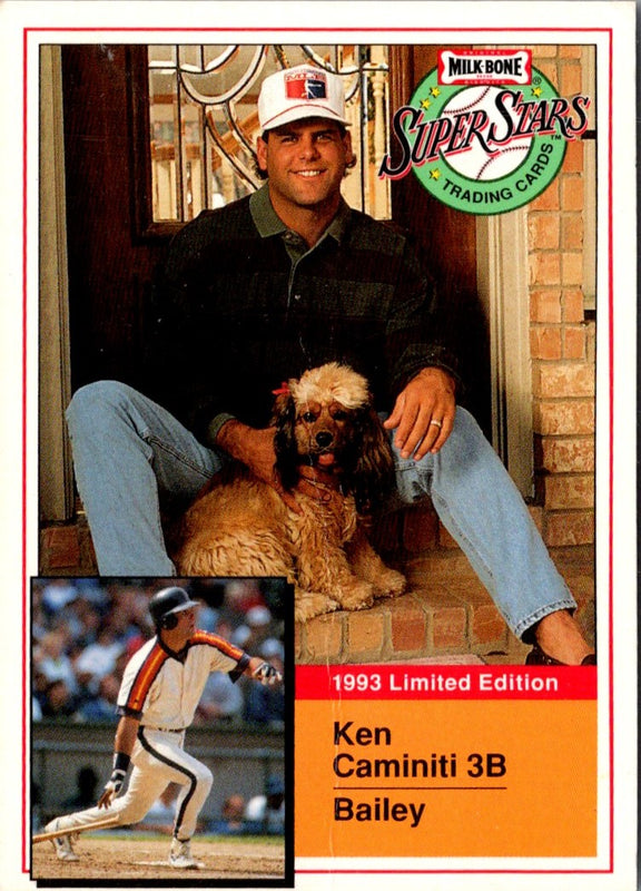 1993 Milk Bone Super Stars Ken Caminiti #6