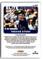 2021 Donruss Elite Series Trevor Story #ES9