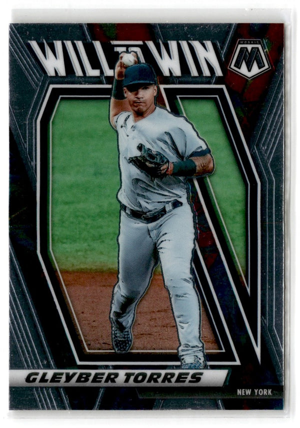 2021 Panini Mosaic Will to Win Gleyber Torres #WTW7