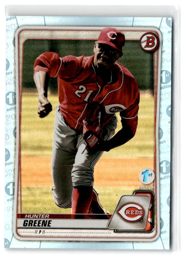 2020 Bowman 1st Edition Hunter Greene #BFE-47