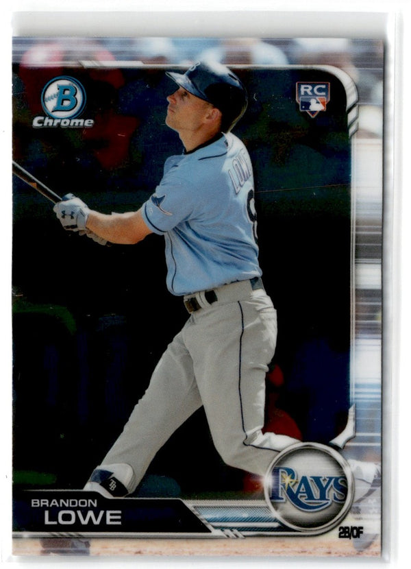 2019 Bowman Chrome Brandon Lowe #10 Rookie