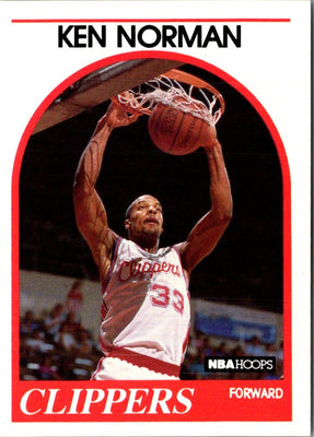 1989 Hoops Ken Norman #162 Rookie