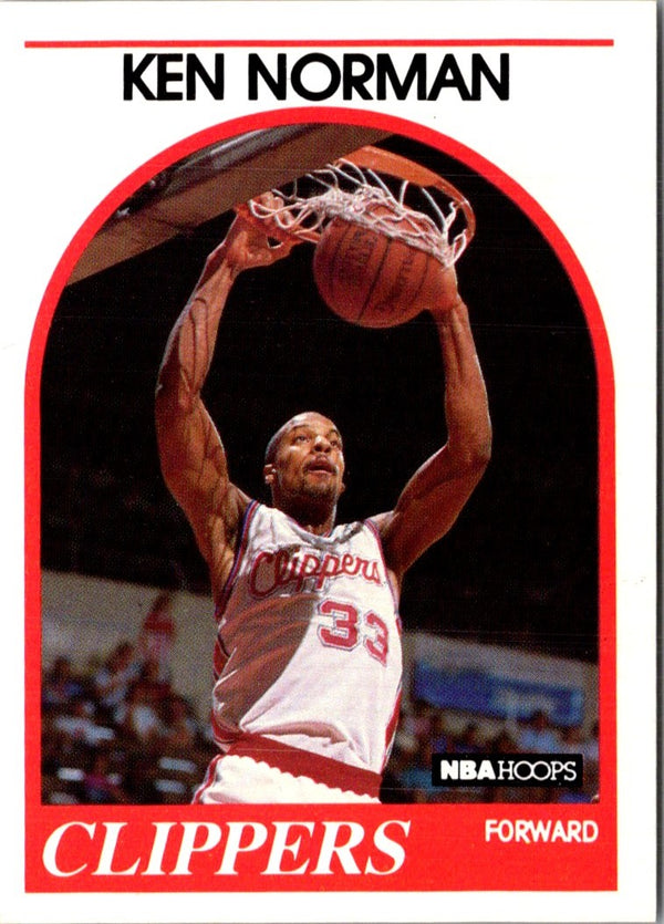 1989 Hoops Ken Norman #162 Rookie