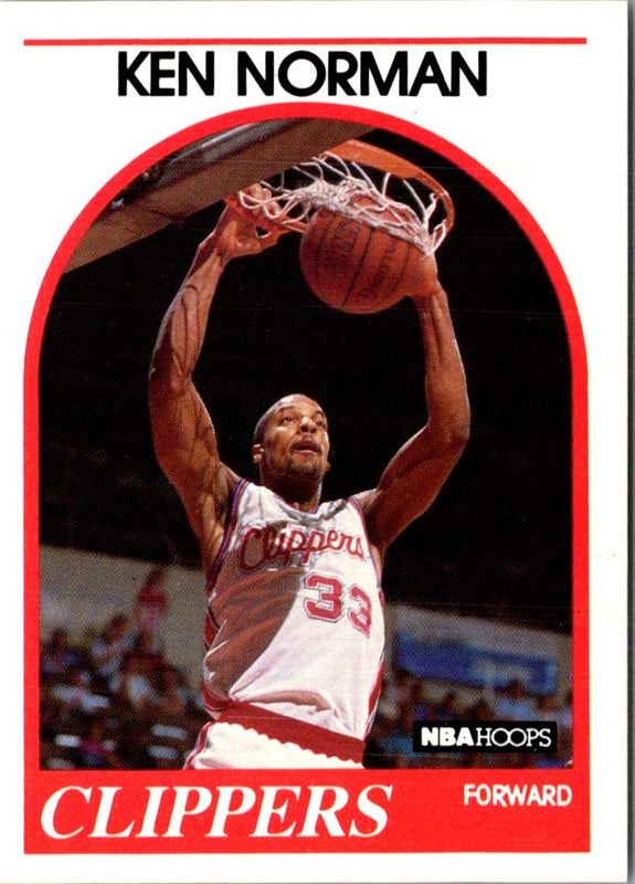 1989 Hoops Ken Norman #162 Rookie
