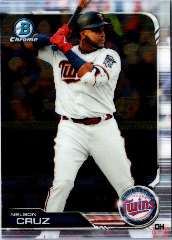 2019 Bowman Chrome Nelson Cruz #70